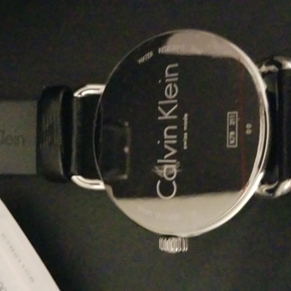Calvin Klein men watch. Black adjustable band. New with original box. - Picture 4 of 5
